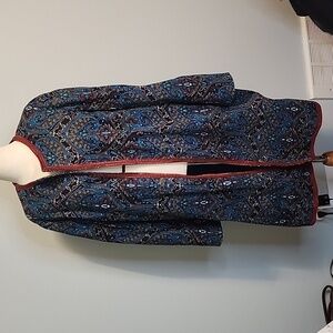 Japanese women's lined coat house Robe